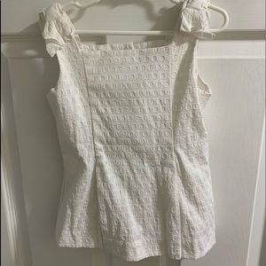 Girls white tailored blouse